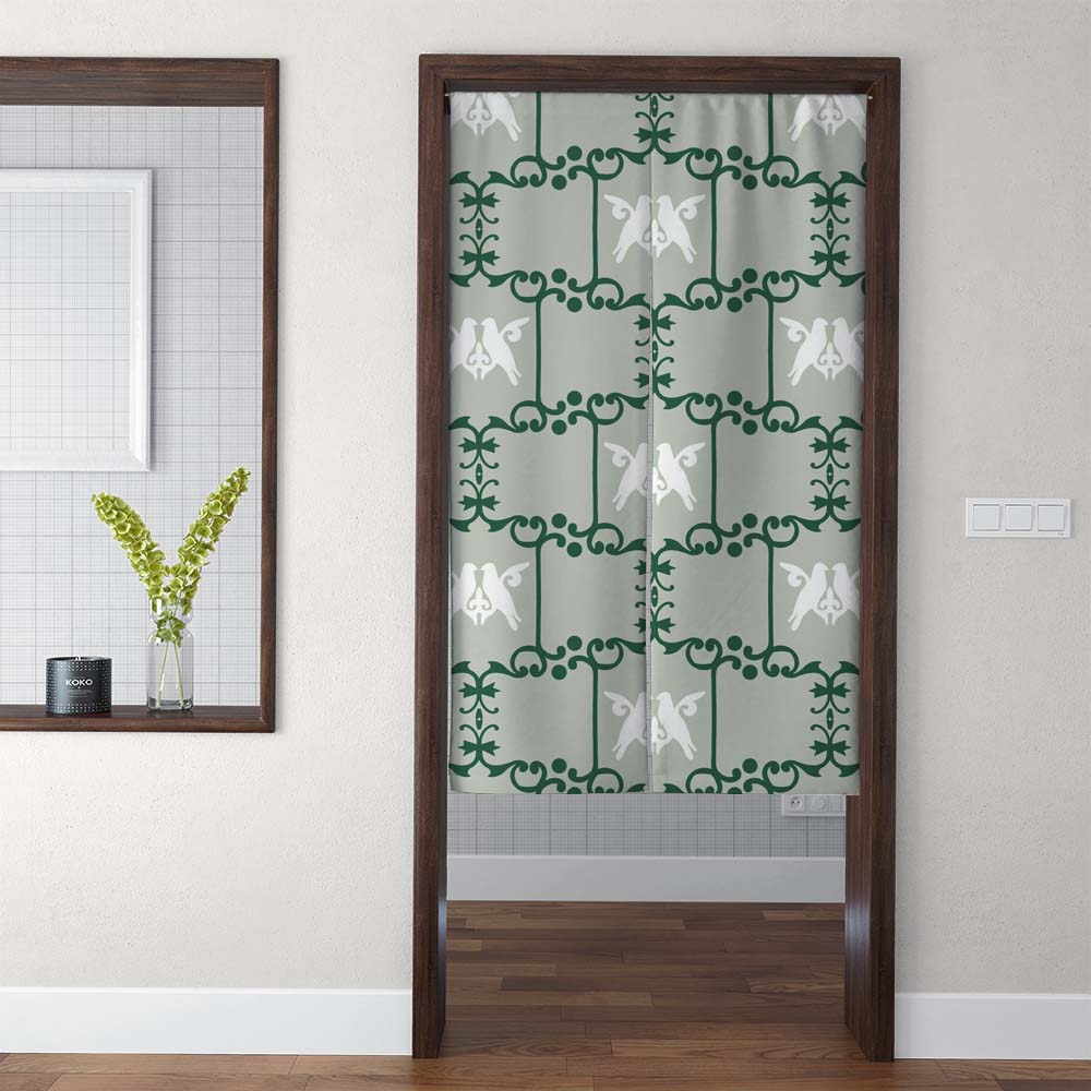 Baroque Pigeon Door Curtain