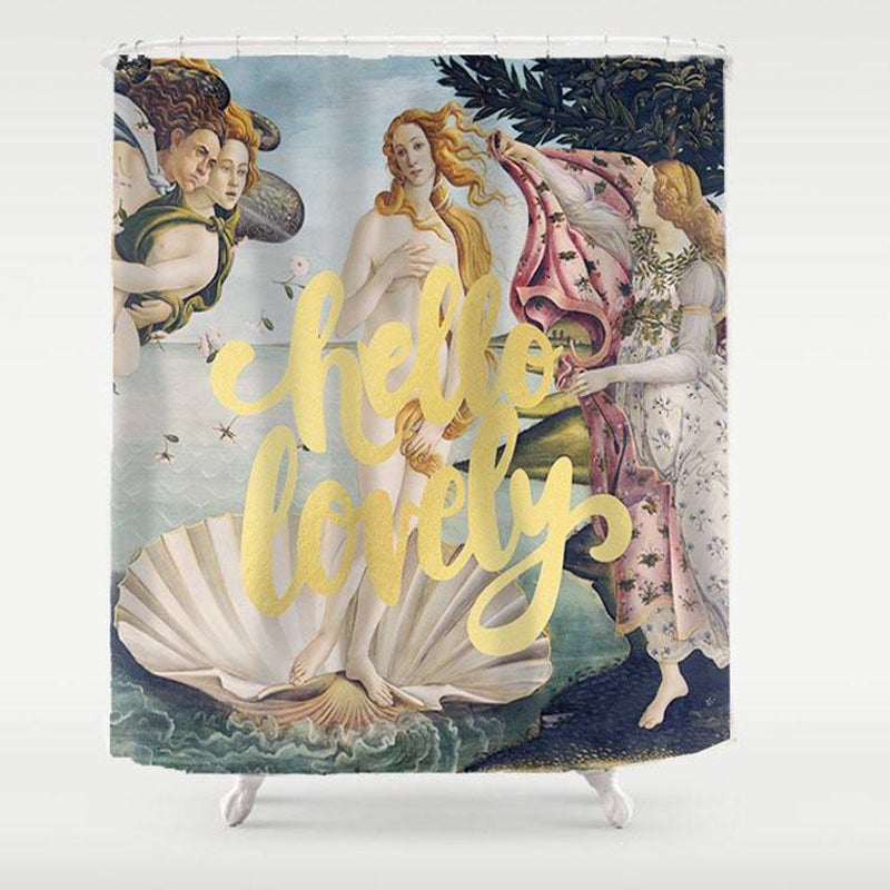 Hello Venus Shower Curtain