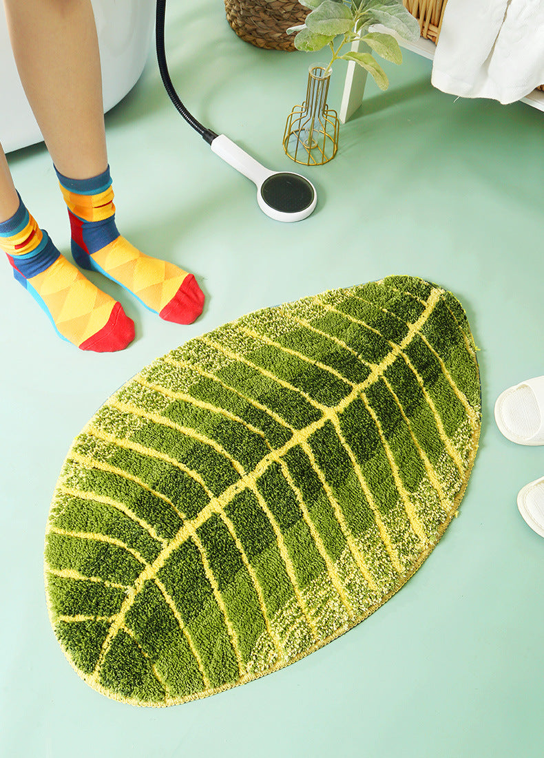 Banana Leaf Bath Mat Multiple Sized Mom‘s Day Gift
