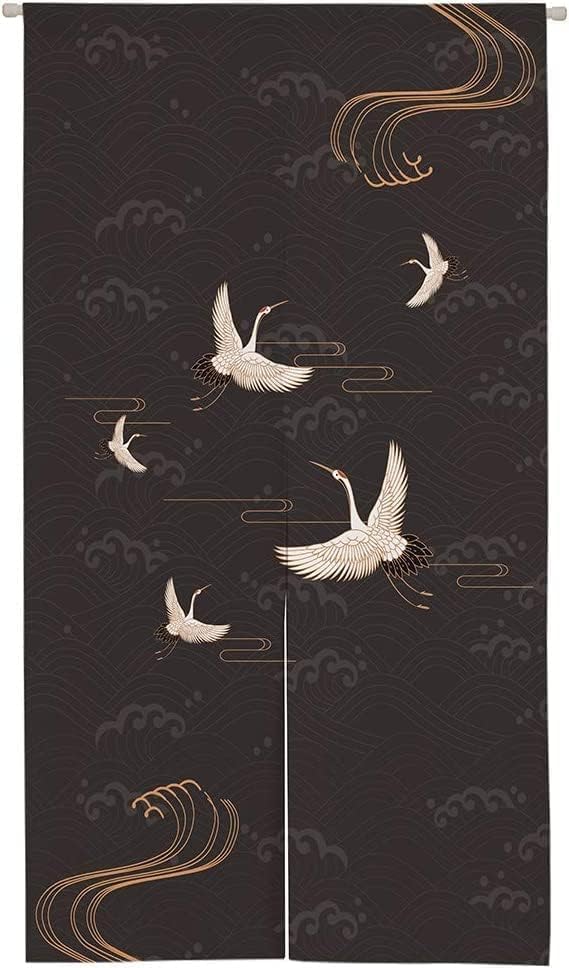 Chinese Traditional Ink Painting Doorway Curtain