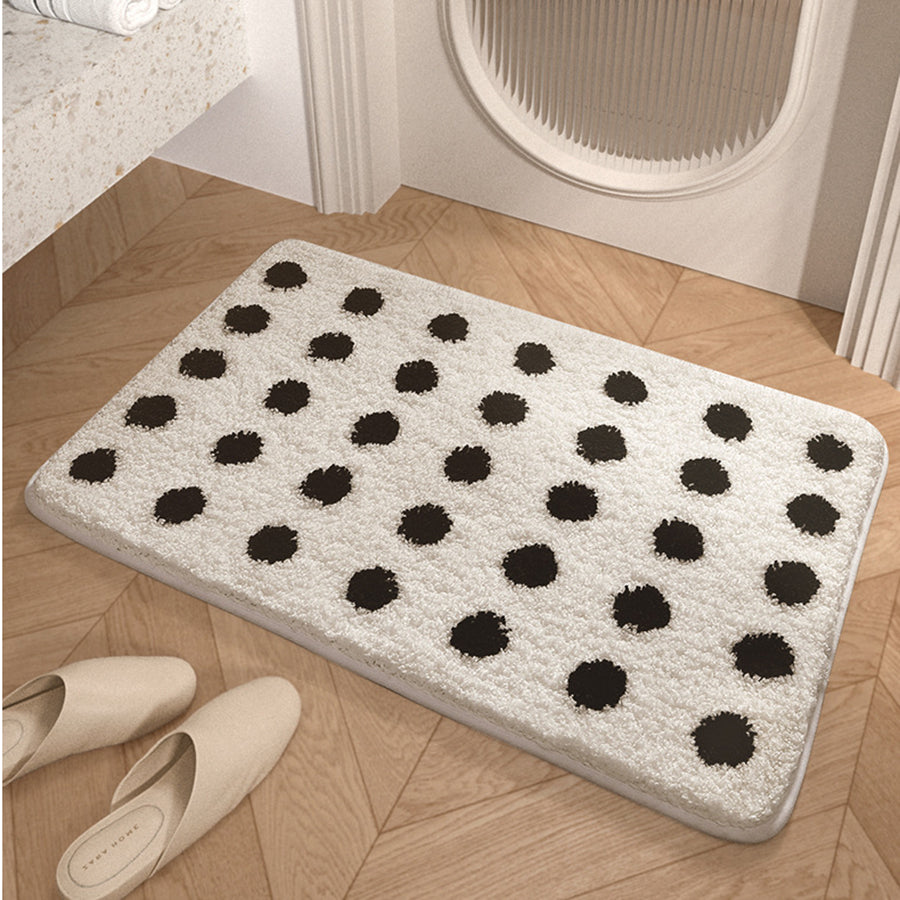 Color Polkadot Bath Mat