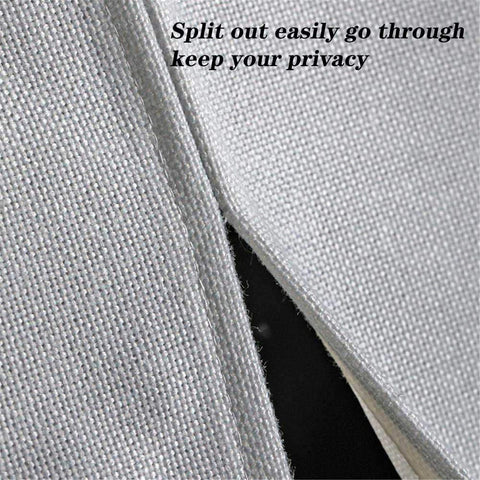 Black and White Diamond Pattern Door Curtain