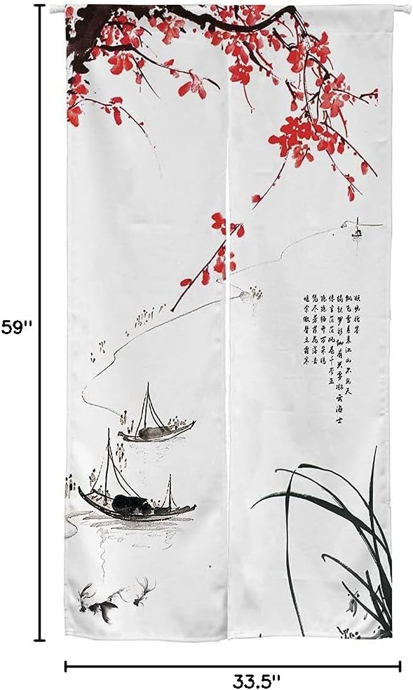 Japanese Noren Wide Doorway Curtain