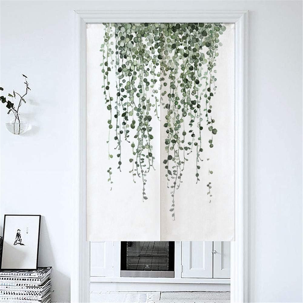 Green Leaf Vine Door Curtain