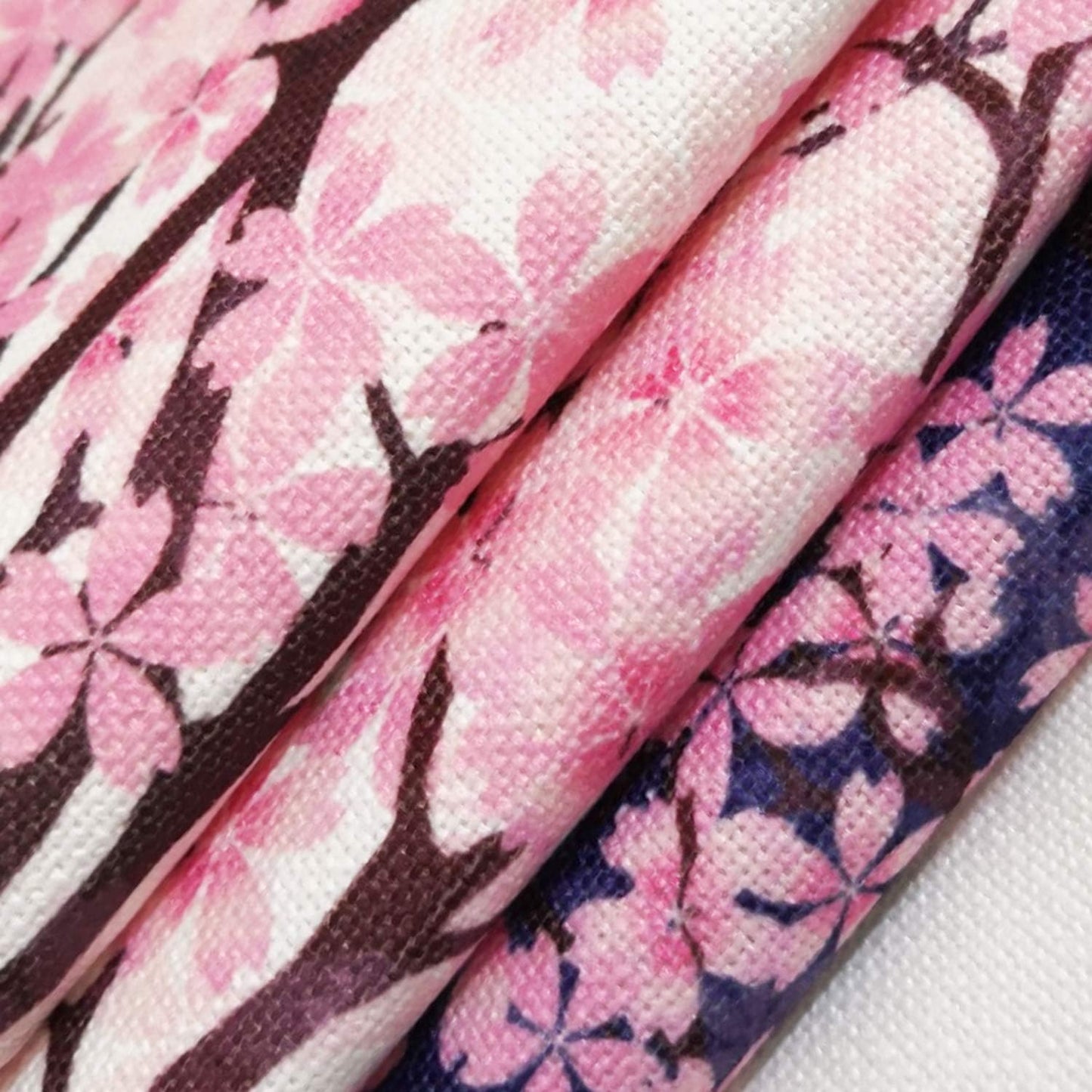 Pink cherry blossoms Door Curtain