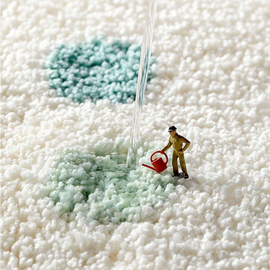 Color Polkadot Bath Mat – Ultra-Absorbent Plush Bathroom Rug