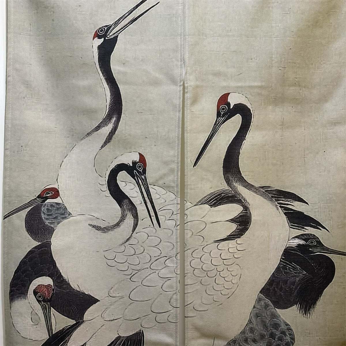 Chinese Traditional Ink Painting Doorway Curtain