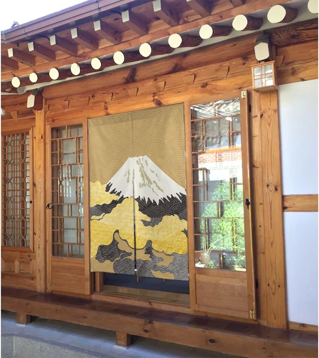 Mount Fuji Door Curtain