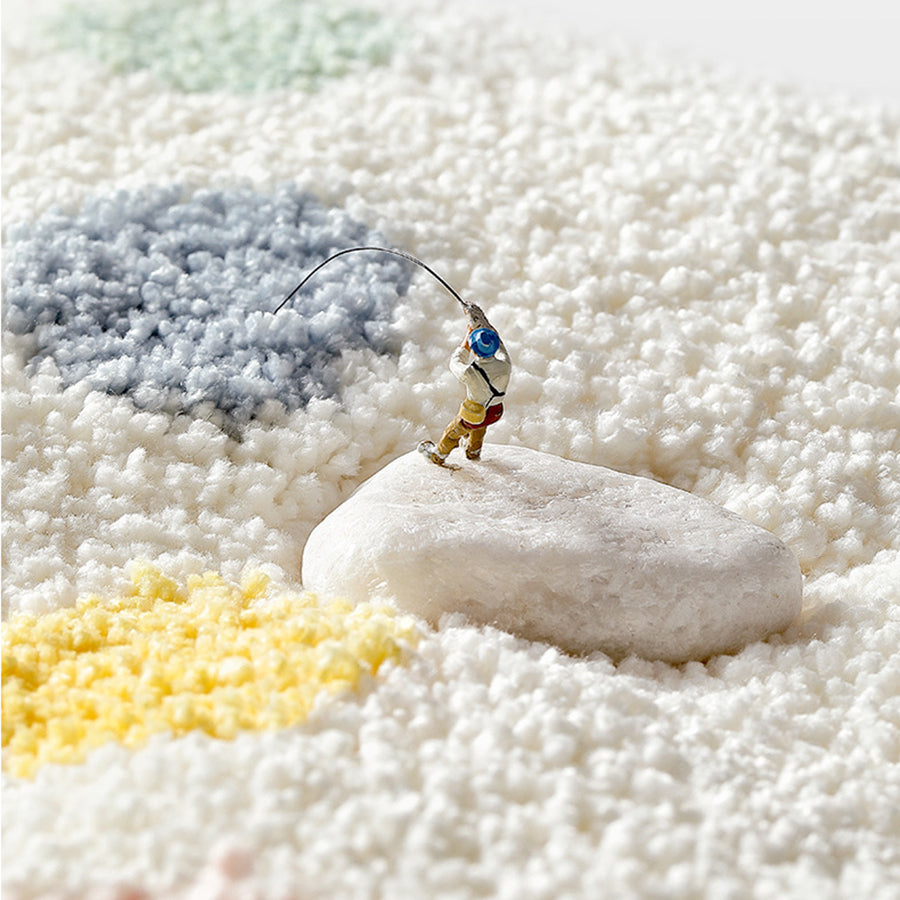 Color Polkadot Bath Mat – Ultra-Absorbent Plush Bathroom Rug