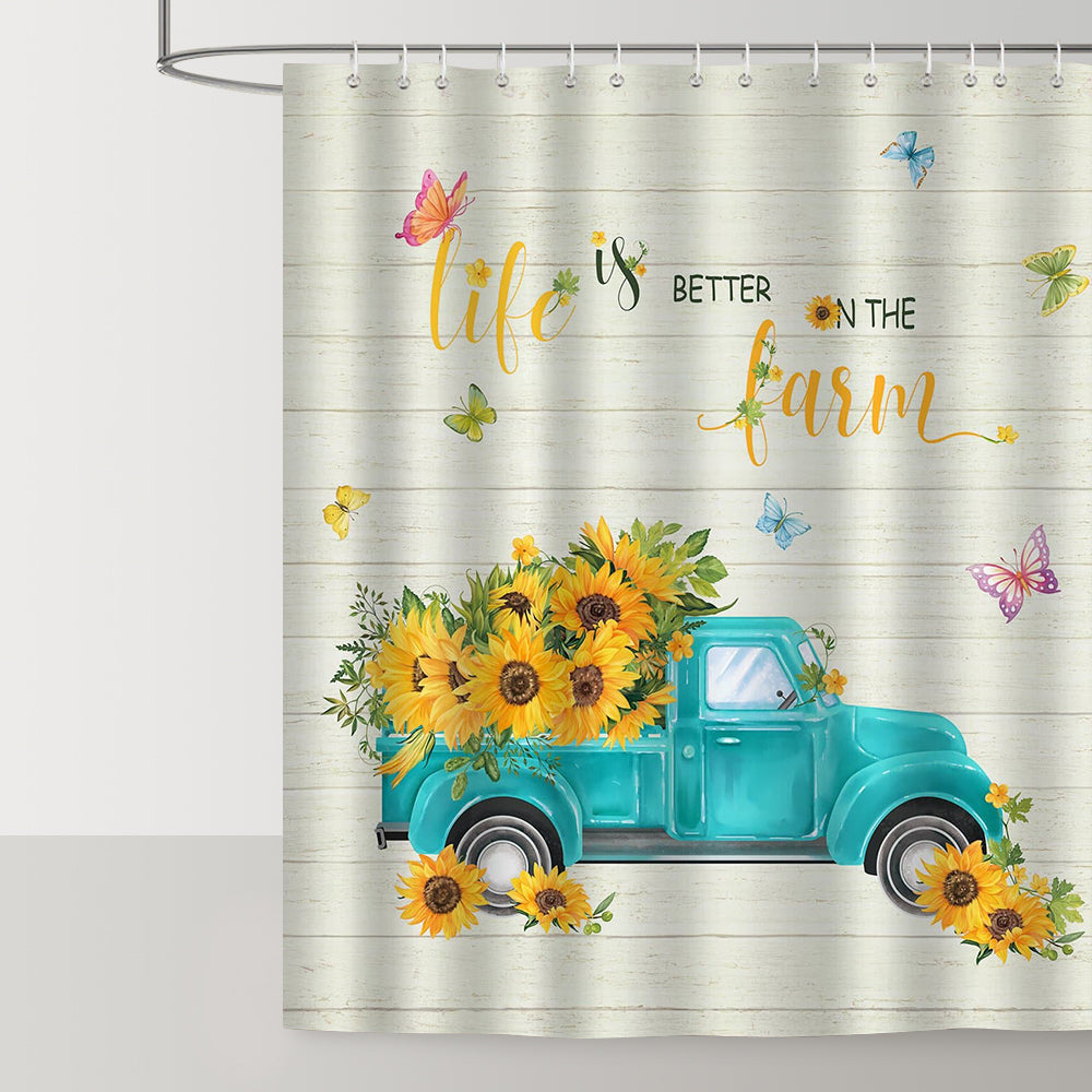 Sunflower Shower Curtain