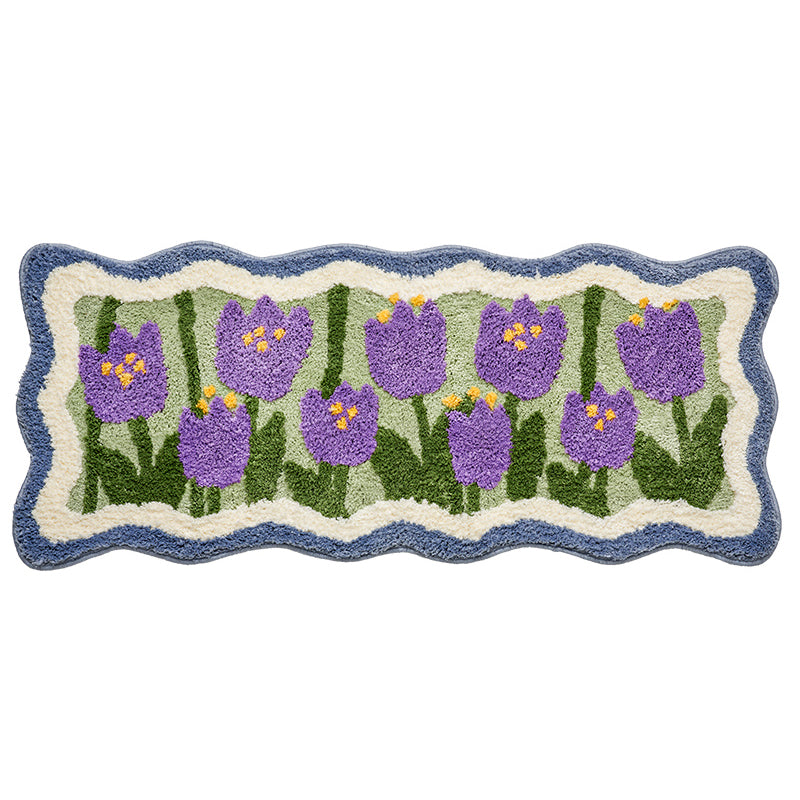 Lovely Flowers Bedroom Runner Mat Mom‘s Day Gift