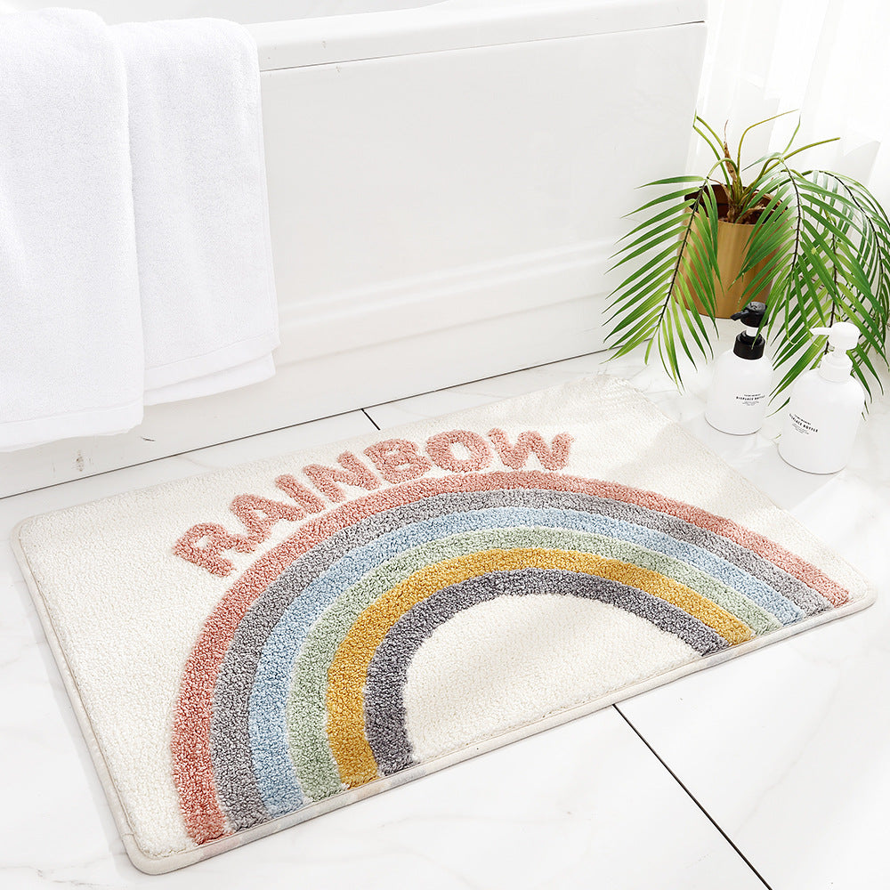 Rainbow Bath Mat - Vibrant and Fresh Bathroom Rug
