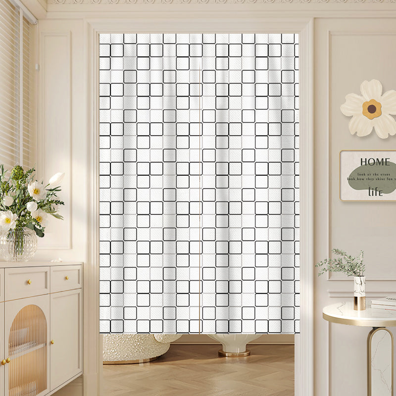 Classic checkered Door Curtain