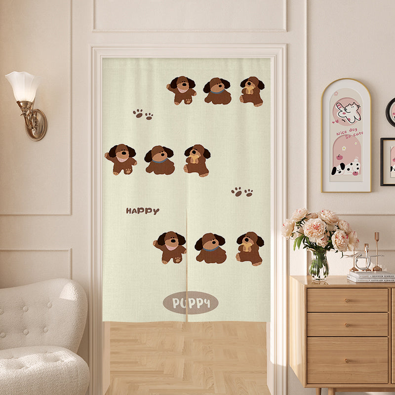 Puppy Baby Door Curtain