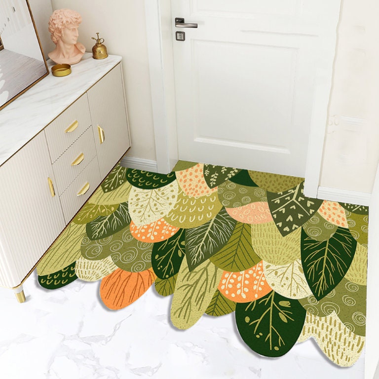 Green Forest Door Entrance Mat