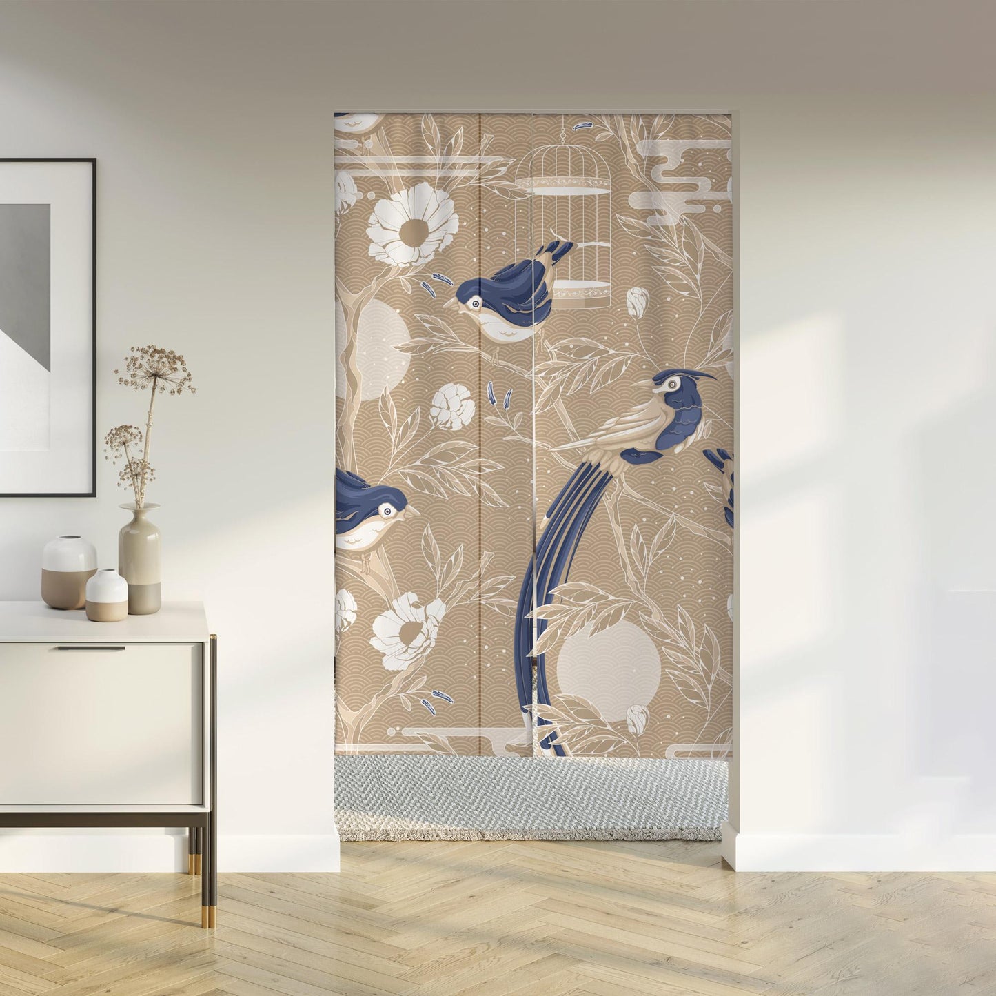 Bird Noren Door Curtain