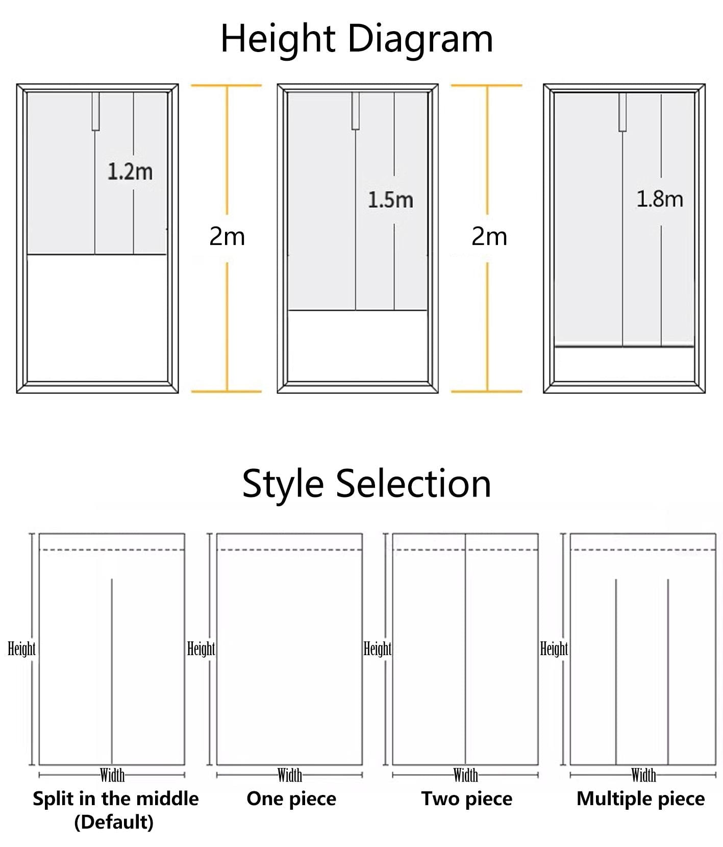 Flower door curtain