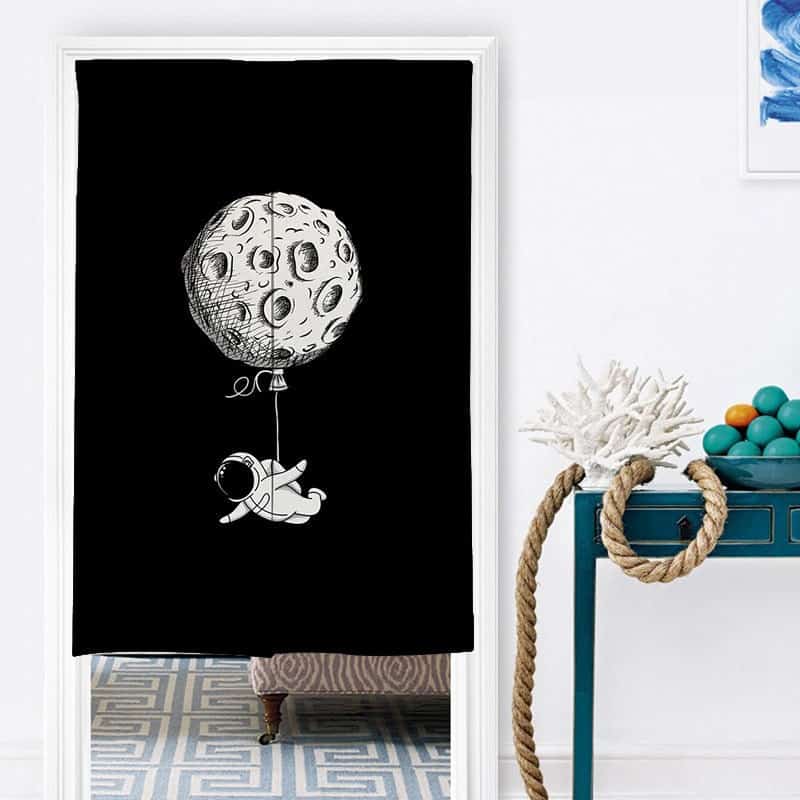 Spaceman Doorway Noren Curtain image 3