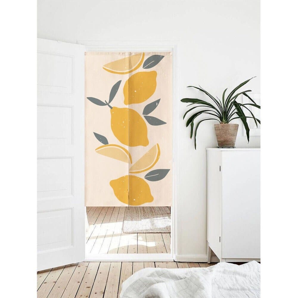 Lemon Pattern Door Curtain image 0