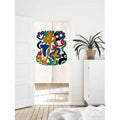 Matisse Inspired Abstract Art Illustration Doorway Entrance Curtain Noren image 0