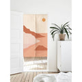 Pink Desert Doorway Noren Curtain image 0