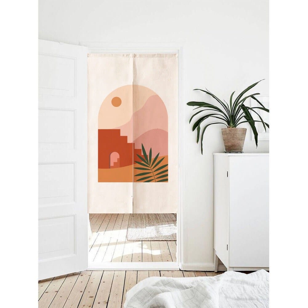 Sunset glow Doorway Curtain Noren image 0