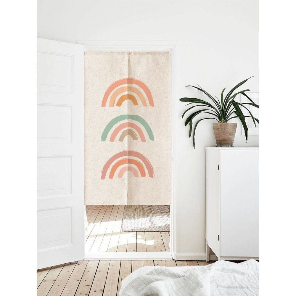 Rainbows Doorway Curtain Noren image 0