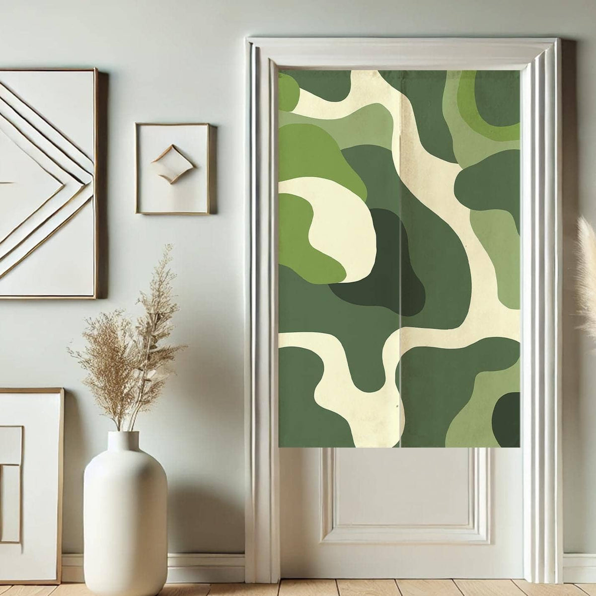 Green Moss Door Curtain image 1
