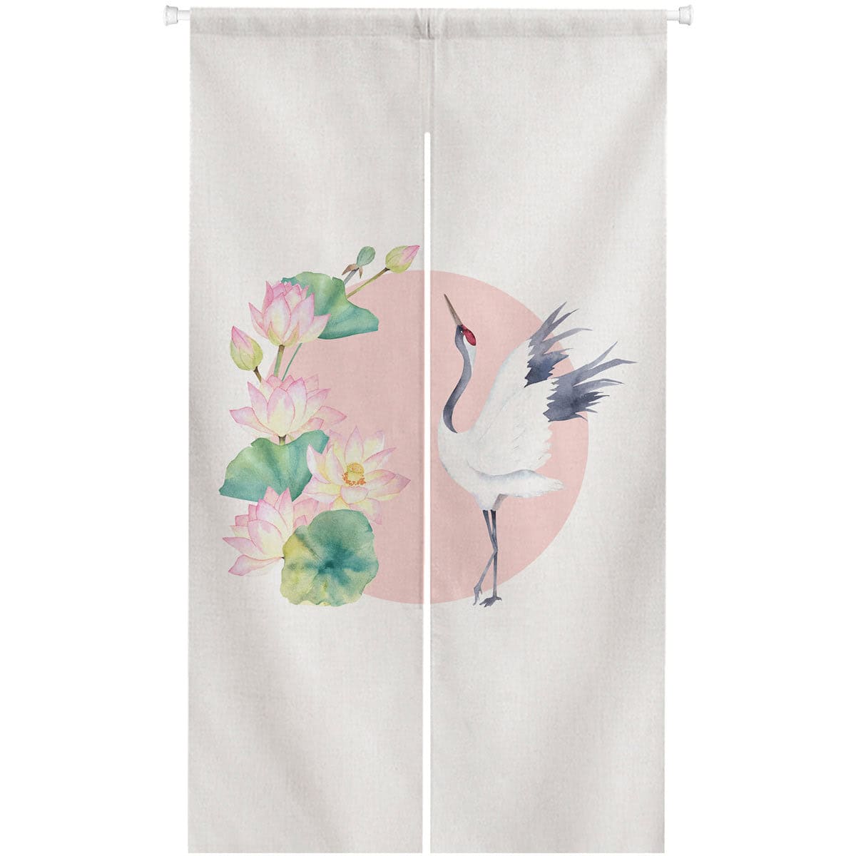 Crane Series  Noren Door Curtain image 0