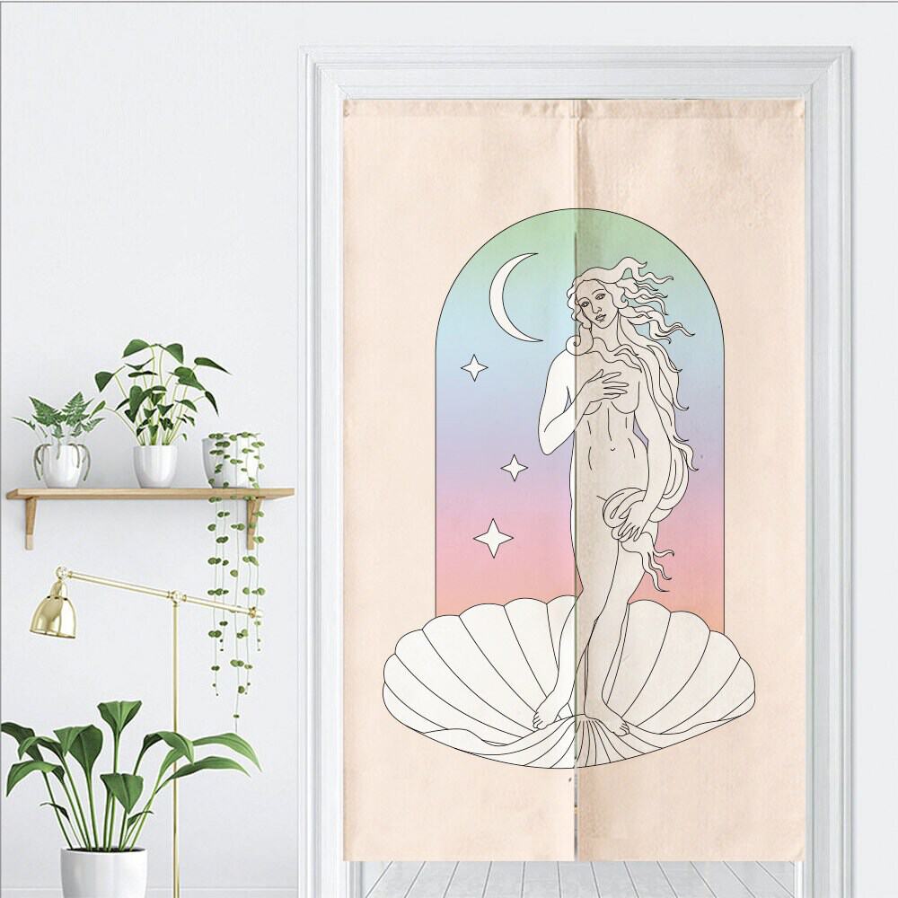 Venus Goddess of Love Beauty Art Print Doorway Curtain Noren image 1