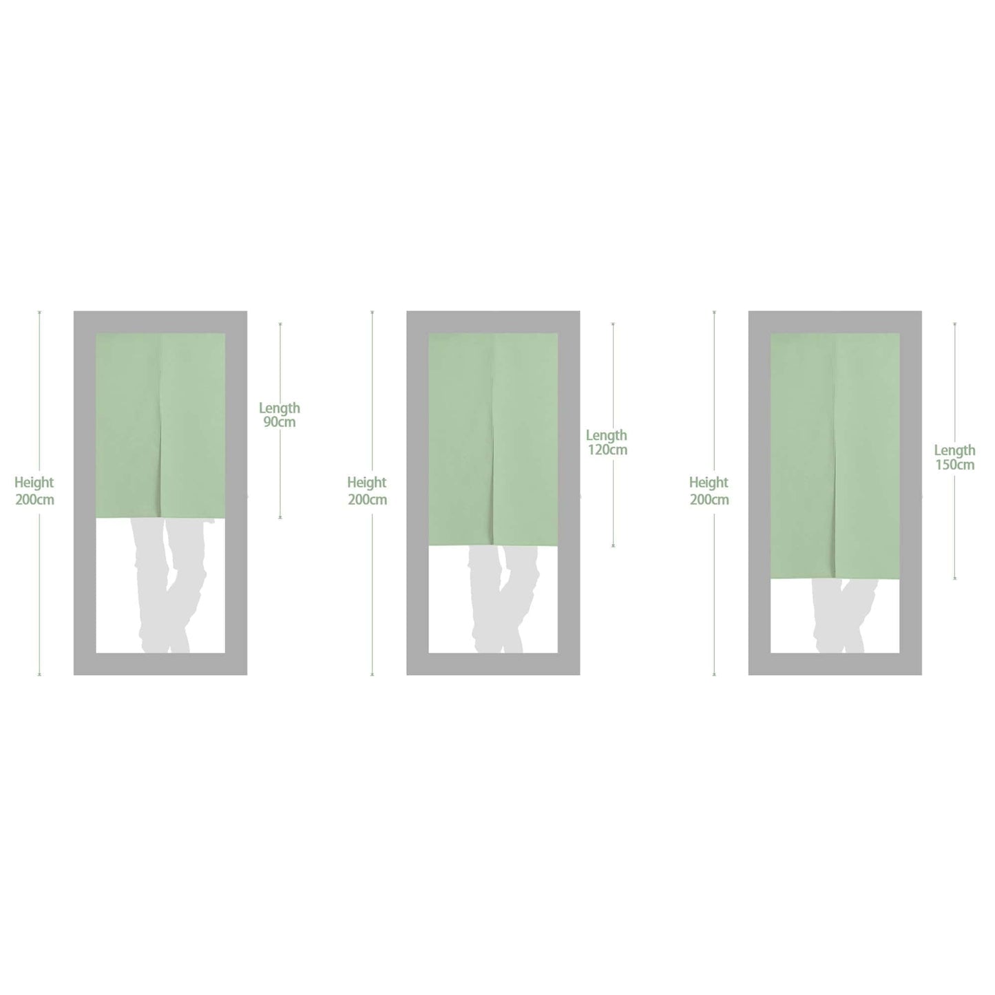 Panda Series  Noren Door Curtain image 2