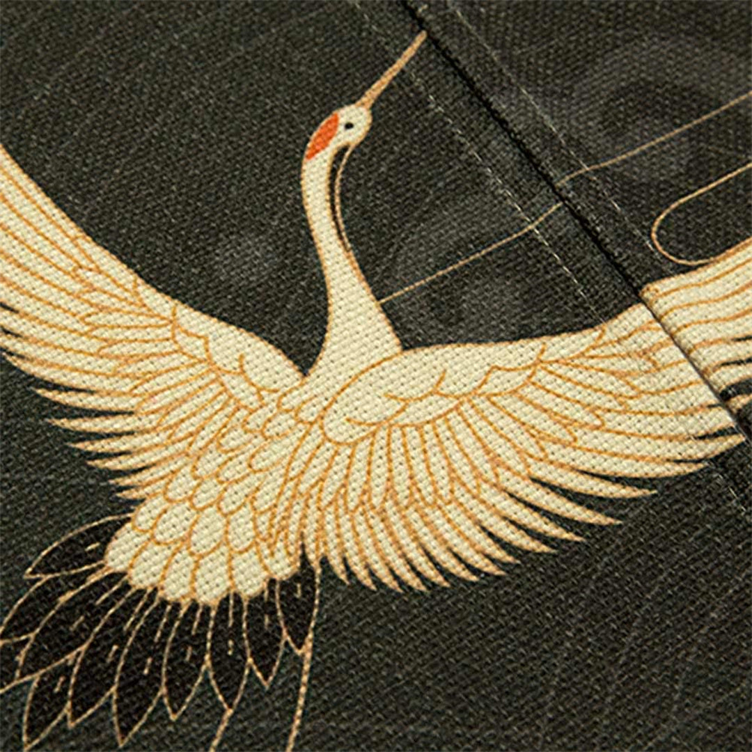Crane Series 2  Noren Door Curtain image 1