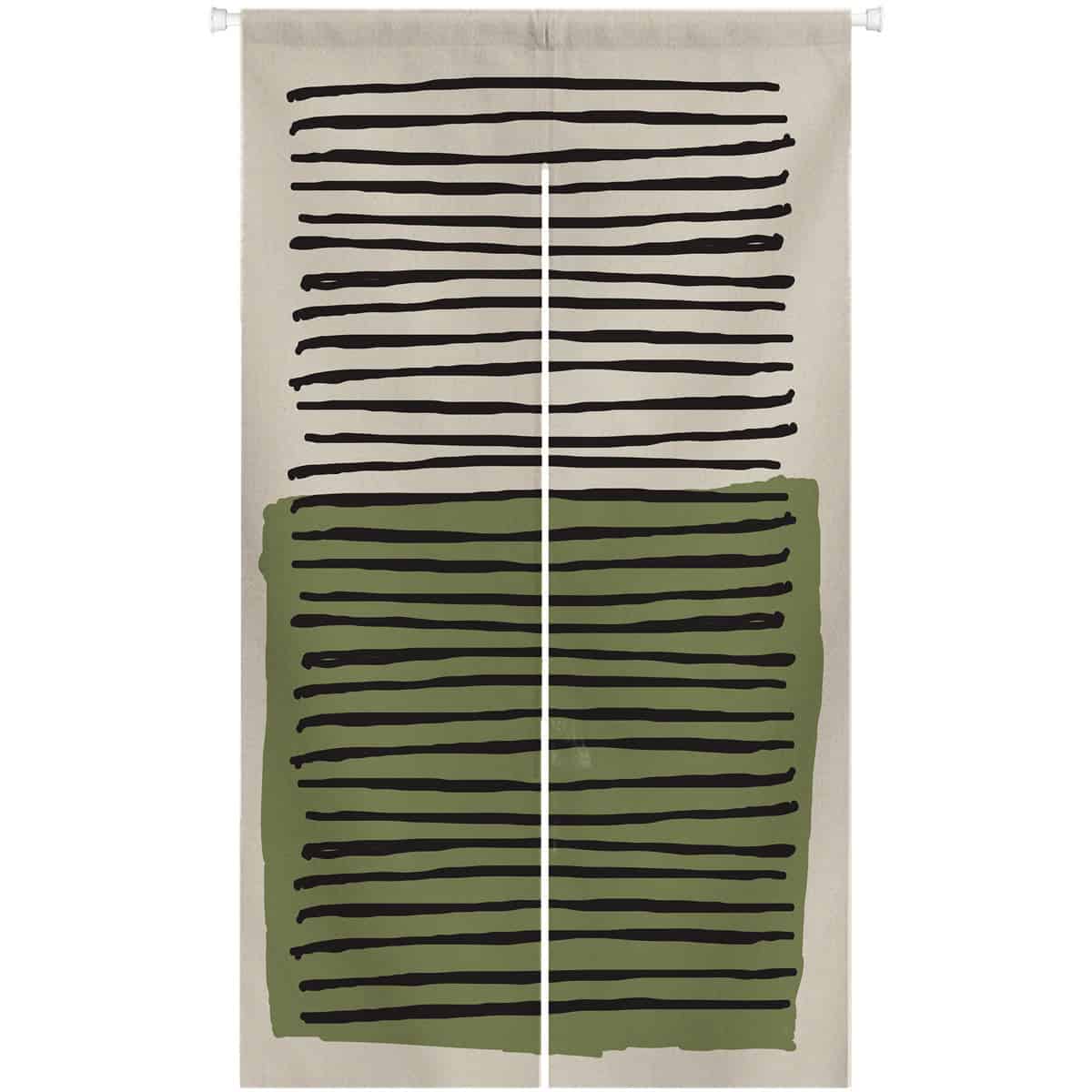 Line Series  Noren Door Curtain image 0