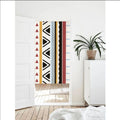 Colourful Abstract Tribal Art Print Doorway Curtain Noren image 0