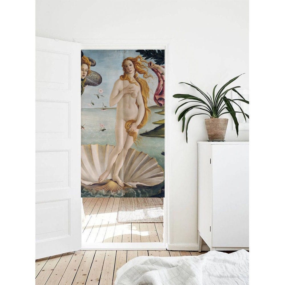 The Birth of Venus Print Doorway Curtain Noren image 0