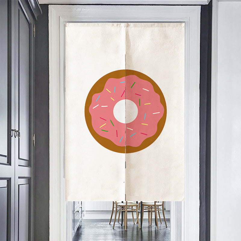 Pink Donut Door Curtain