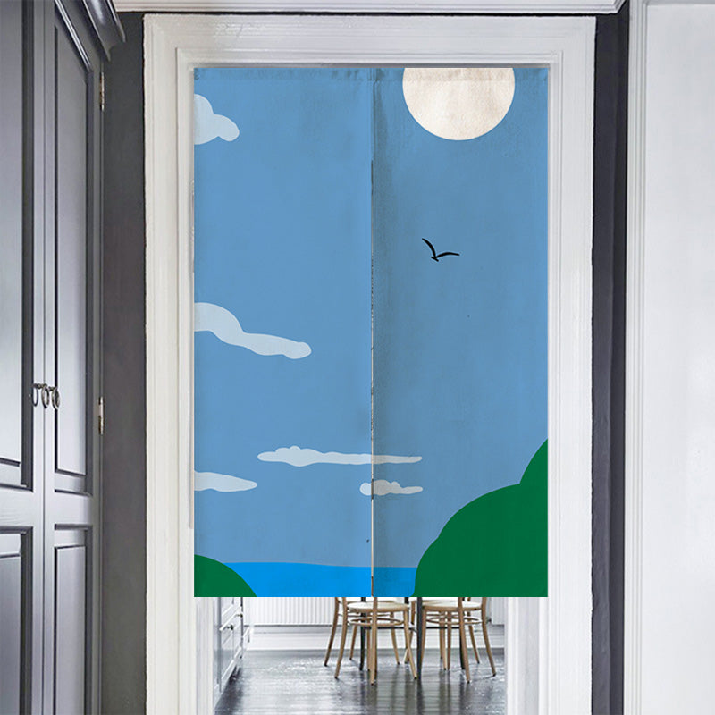 Path to the Beach Door Curtain