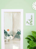 Oriental Inking Art Inspired Doorway Noren Curtain image 0