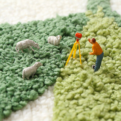 Green Leaves Bath Mat