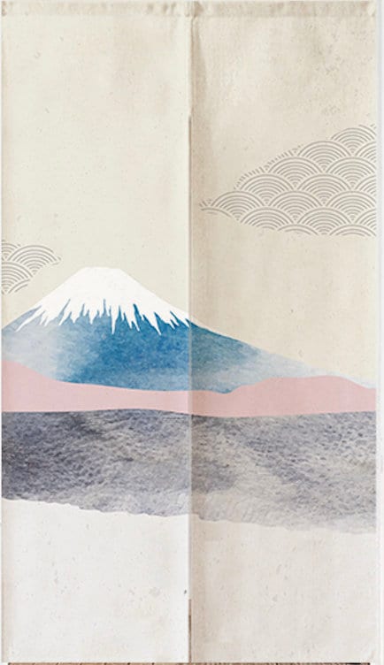 Japanese Fuji Mountain Doorway Noren Curtain image 4