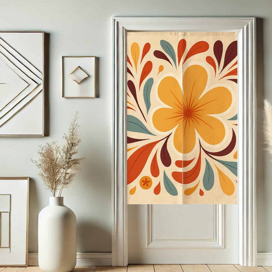 Flowers Noren  Door Curtain image 0