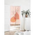 Orange kettle pattern Doorway Curtain Noren image 0