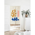 Matisse Inspired Abstract Art Illustration Doorway Entrance Curtain Noren image 0
