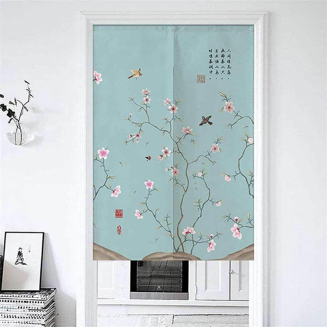 Plum Blossom Series  Noren Door Curtain image 1