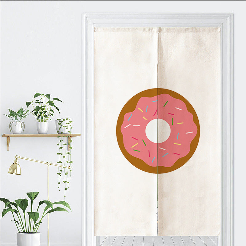 Pink Donut Door Curtain