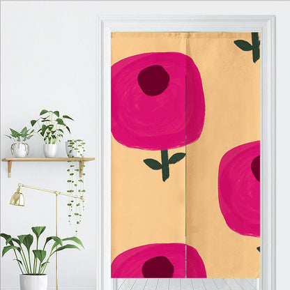 Wildflowers Blooming Door Curtain