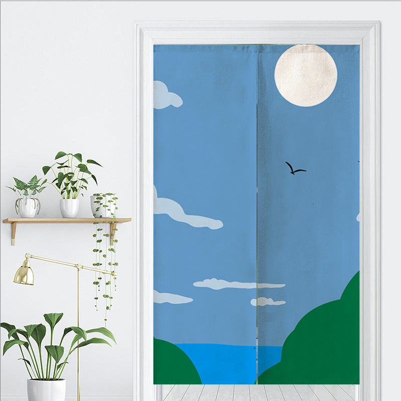 Path to the Beach Door Curtain