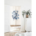 Jeans Blue Bouquet Print Doorway Curtain Noren image 0