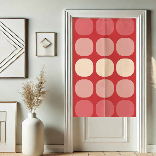 Red Polka Dots  Door Curtain image 0