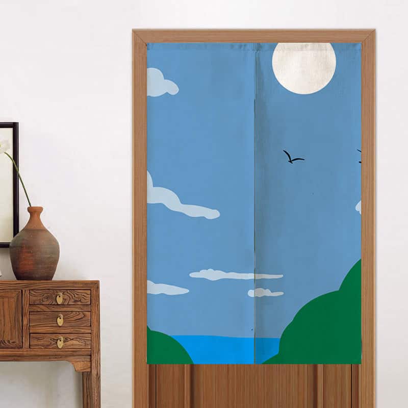 Trail into the Desert Door Curtain image 0
